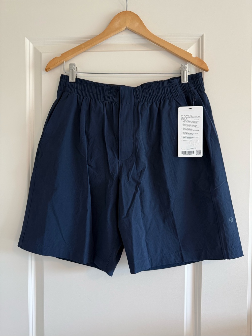 Lululemon Zero Tucks Relaxed-Fit Short 8" Size M TRNV New